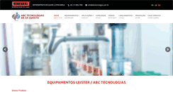Desktop Screenshot of leister.com.br