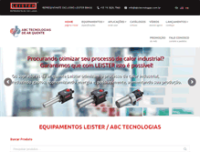Tablet Screenshot of leister.com.br