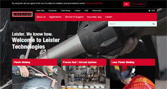 Desktop Screenshot of leister.com