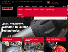 Tablet Screenshot of leister.com